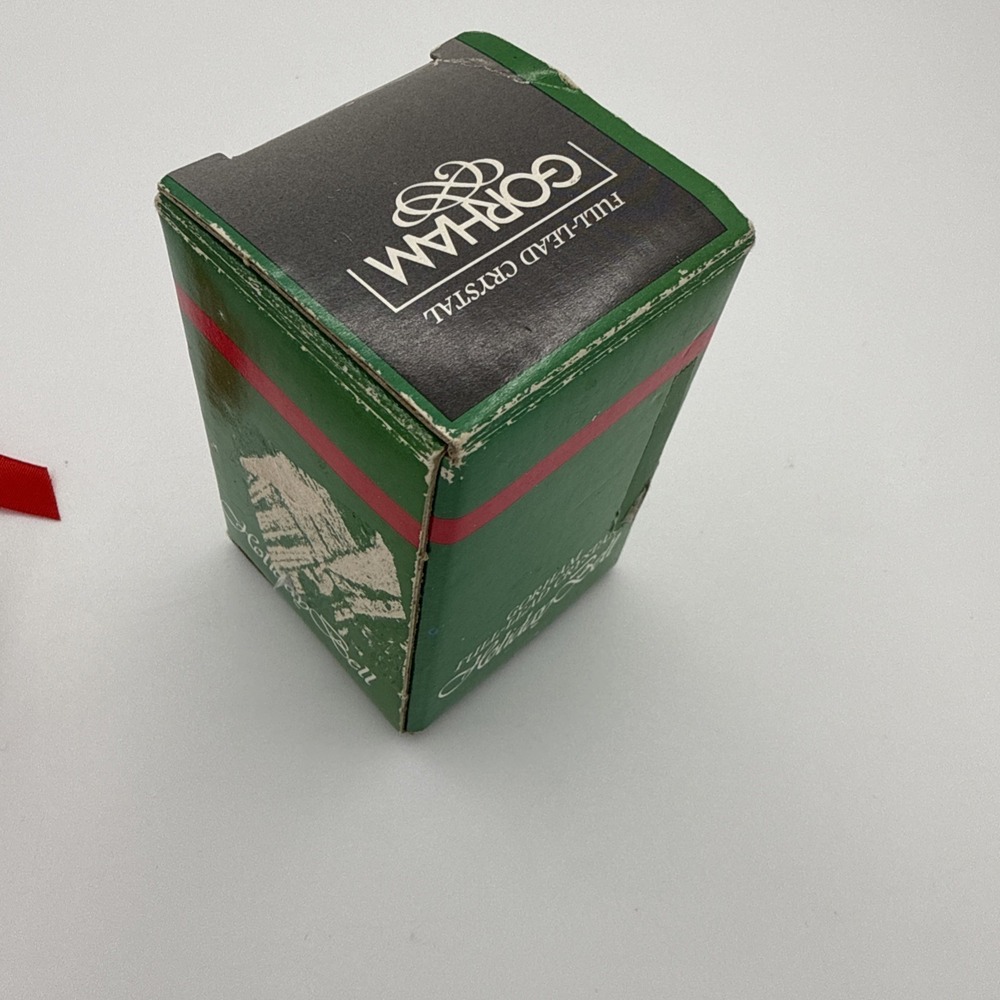 Gorham Vintage Full Lead Holiday Christmas Bell With Box Ornament Or Display - Picture 5 of 7